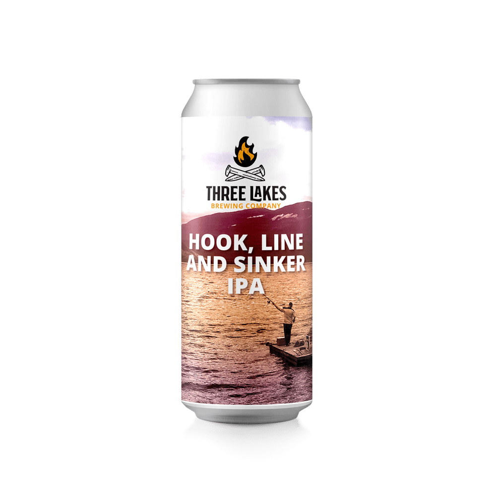 Hook, Line and Sinker IPA | Three Lakes Brewing