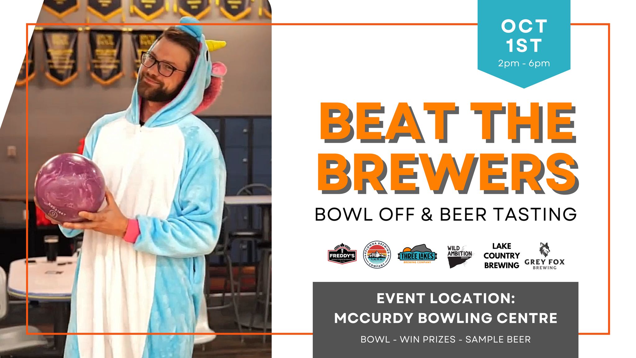 Oct. 1st - Beat the Brewer | Three Lakes Brewing